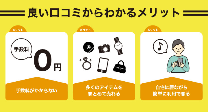 良い口コミからわかるメリット