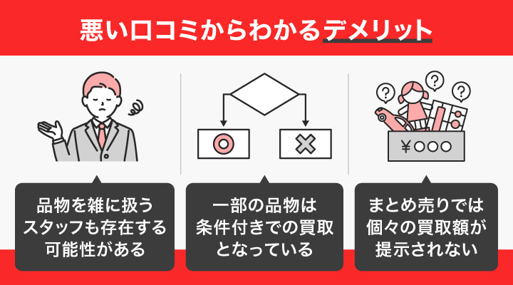 悪い口コミからわかるトイズキングのデメリット