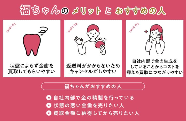 福ちゃんのメリットとおすすめの人