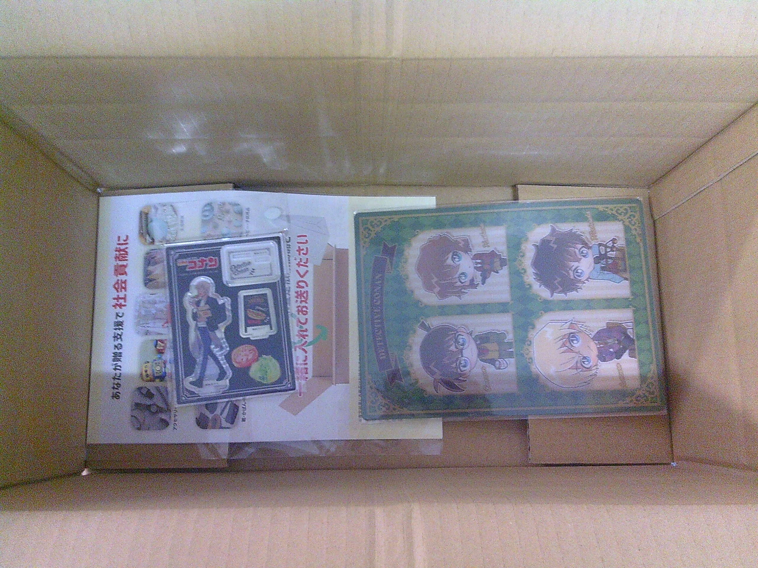 アニメグッズ梱包