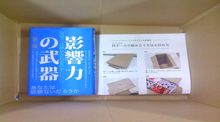 影響力の武器の梱包前