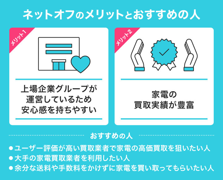 ネットオフのメリットとおすすめの人の画像
