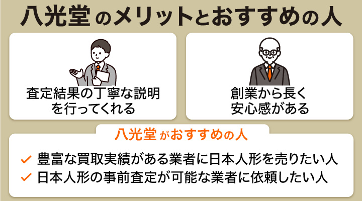 日本人形買取における八光堂のメリットとおすすめの人の画像